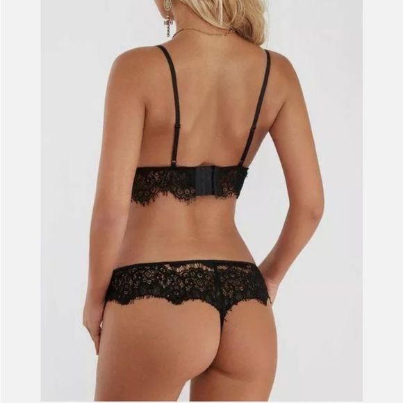 Women Sexy Lingerie Lace Bra Thong Underwear Babydoll Sleepwear Pajamas Sets - Picture 3 of 6